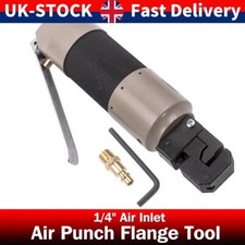 Pneumatic Air Panel Flange Punch Tool Auto Body Sheet Metal Hole Puncher 1/4"