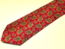 Vintage CHAPS  RALPH LAUREN  MULTI-COLOR  men's tie 100 Silk Made in USA