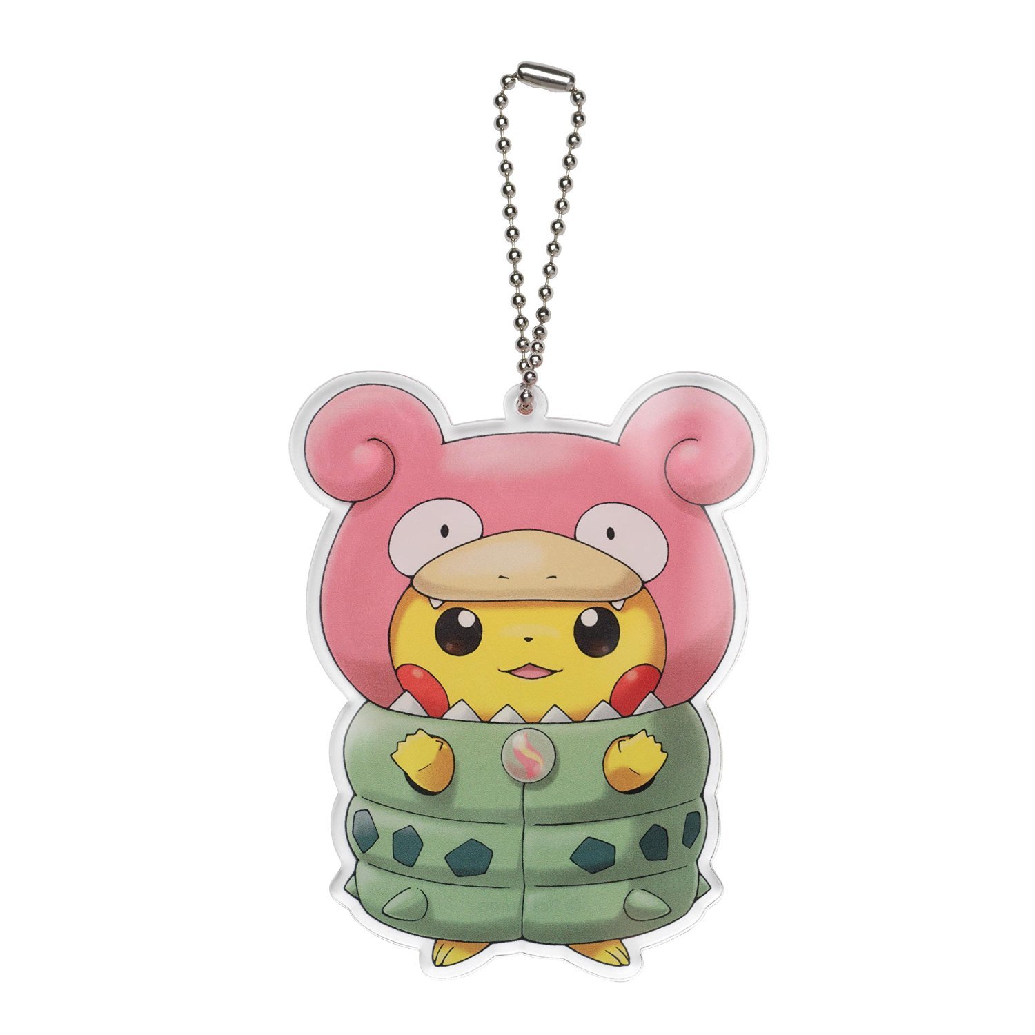 Pokemon Center Poncho Pikachu Series Mega Slowbro Ver. Acrylic Charm Chain