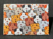Guinea Pig Pattern Magnet Handmade Cavy Gifts Accessories and Kitchen Home Decor