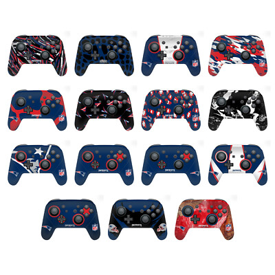 NFL NEW ENGLAND PATRIOTS VINYL SKIN DECAL FOR NINTENDO SWITCH PRO CONTROLLER