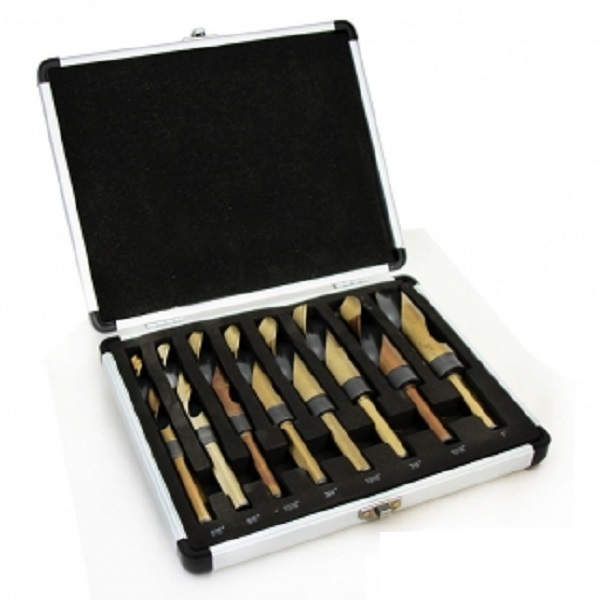8-teiliges Jumbo Bohrer-Set Silver & Deming – 1/2" Schaft, 9/16" Bis 1" Durchmesser