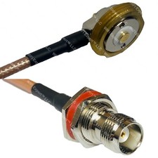 RG142 NMO 3/4 Inch Mount to TNC FEMALE BULKHEAD RF Cable Rapid-SHIP LOT