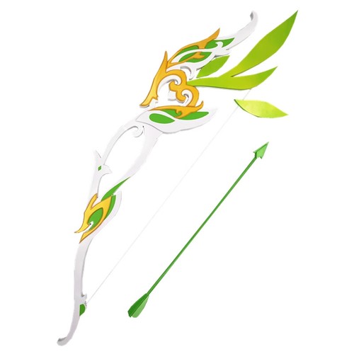 Genshin Impact Tighnari Hunter’s Path Cosplay Weapon wooden Prop Bow And Arrow - Picture 5 of 9