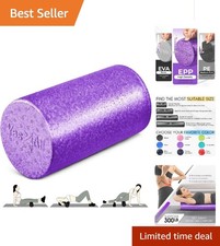 Versatile High-Density Foam Roller - 4 Sizes for Enhanced Mobility  Flexibility