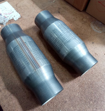 2pcs 3 Inch Universal High Flow Performance Catalytic Converter 410300