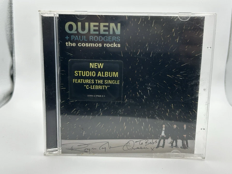 Queen + Paul Rodgers Cosmos Rocks Cd Signed By Roger Taylor - Image 3 of 4