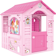 Casetta per Bambini Pink Princess, Adatta per Interni Ed Esterni, Include Adesiv