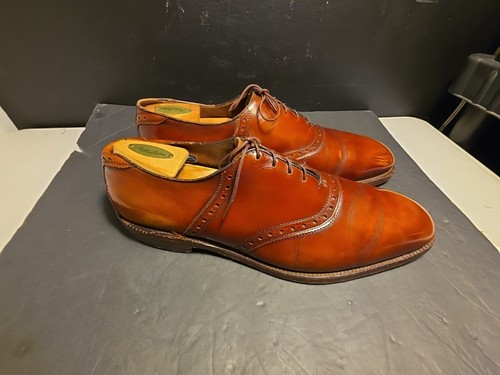 Allen Edmunds Brooks bros. Shoes & Cedar Shoe Trees Cable Car Clothiers Size 13 - Picture 10 of 18