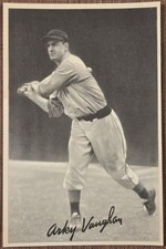 1939 Goudey #22 Arky Vaughan Pirates Dodgers Vintage Original Baseball Card HOF