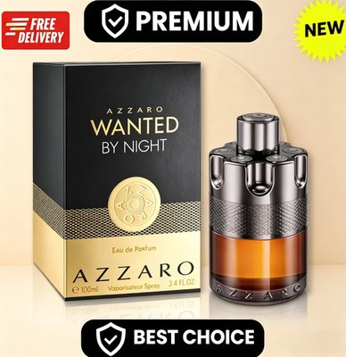 Azzaro Wanted By Night Eau de Parfum For Mens 100ml/3.4oz Spray New Box