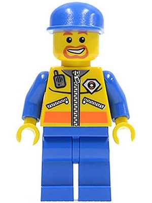 LEGO Minifigur Coast Guard City - Patroller 1 (cty0070)   neu