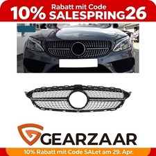 K&uuml;hlergrill Diamant Grill Schwarz f&uuml;r Mercedes Benz W205 C205 S205 A205 2015-18
