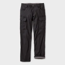 Men's DTC Pants Quick-Dry Fleece-Lined Relaxed Fit Cargo with Moisture-Wicking