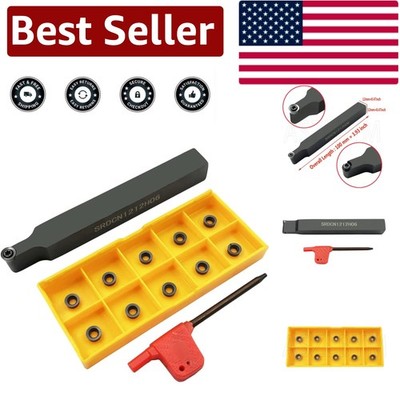 Professional SRDCN 1212H06 Lathe Tool with 11 RCMT060204 Carbide Inserts