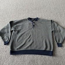Cape Isle Knitters Sweater. Large. Vintage. Stripped. Fisherman  s