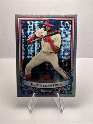 2024 Bowman Sterling - Prospect Justin Crawford #BSP-44 Refractor /199 (RC)