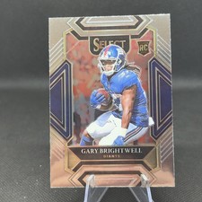 GARY BRIGHTWELL #295 RC Base Club 2021 PANINI SELECT FOOTBALL GIANTS