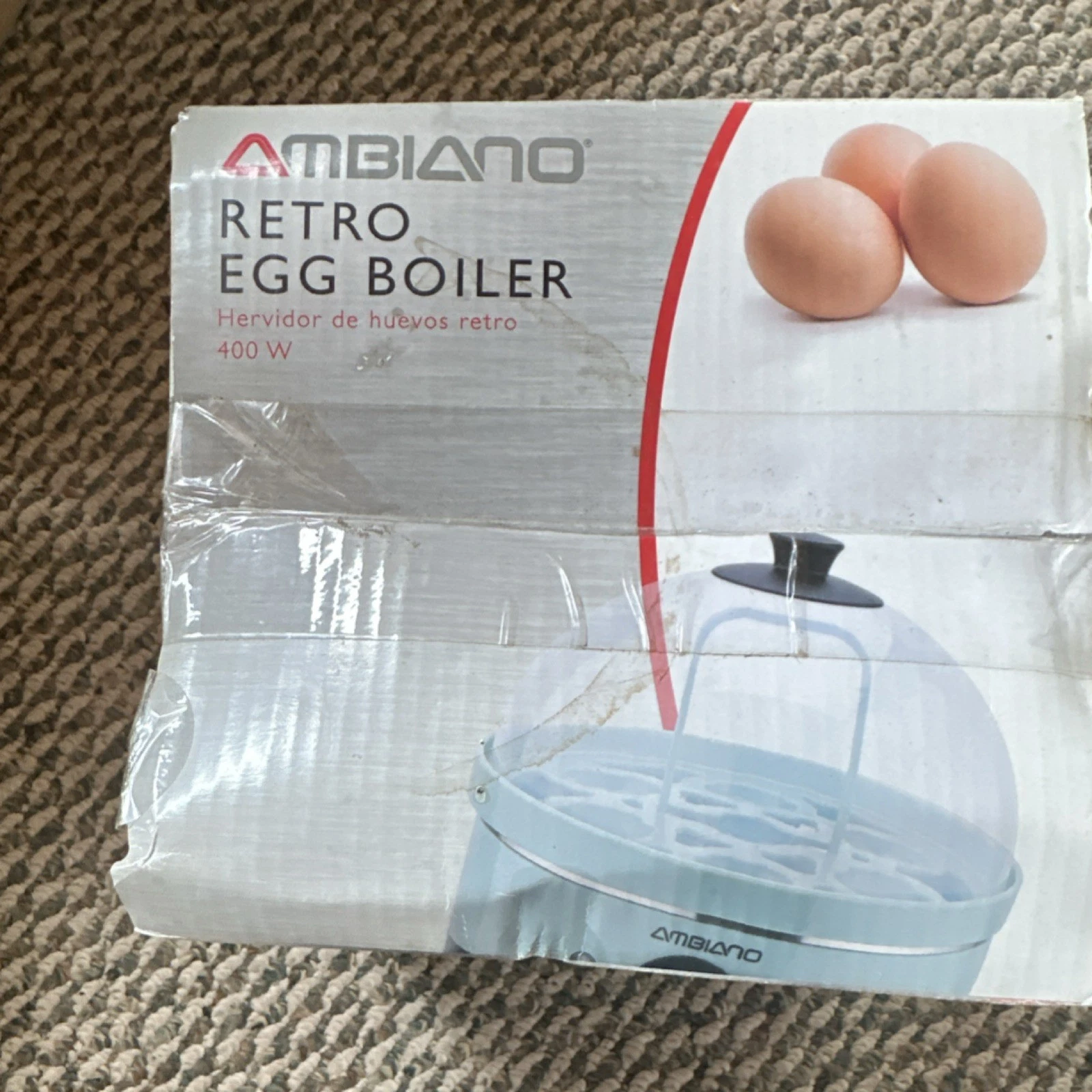 Ambiano Retro Egg Boiler Electric Egg Cooker 400W hold up to 7 eggs!