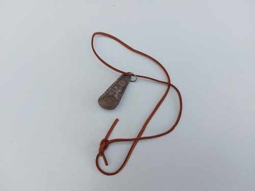 Vintage Hand Carved Indian/Aztec Stone Pendant Necklace - Picture 11 of 15