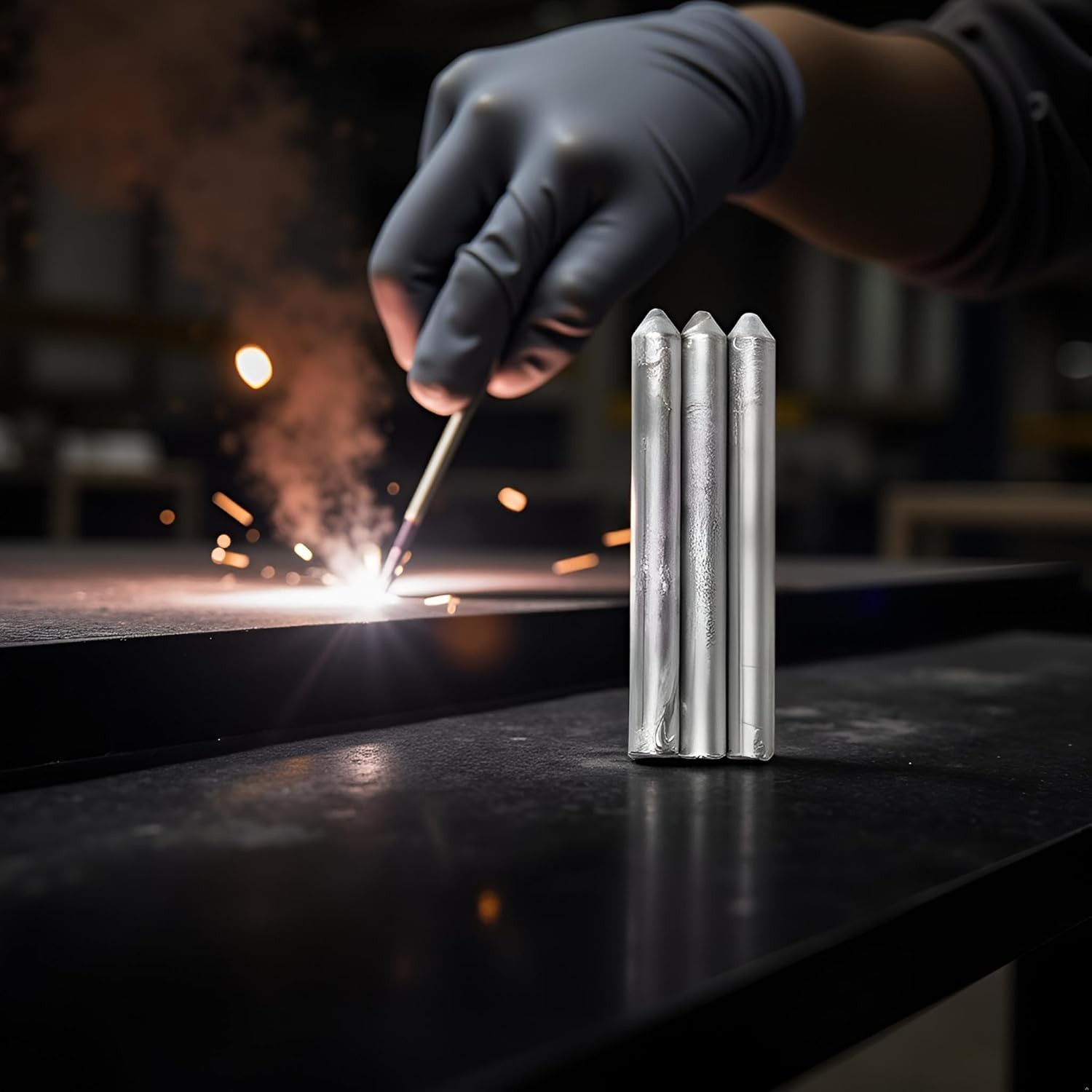 6 Pieces Low Temperature Universal Welding Rods,Metal Arc Equipment,... 