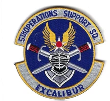 PATCH USAF 5TH OPERATIONS SUPPORT SQ OSS EXCALIBUR  MINOT  AFB          BS-22