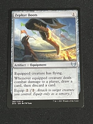 Zephyr Boots #261 Magic the Gathering Strixhaven School of Mages