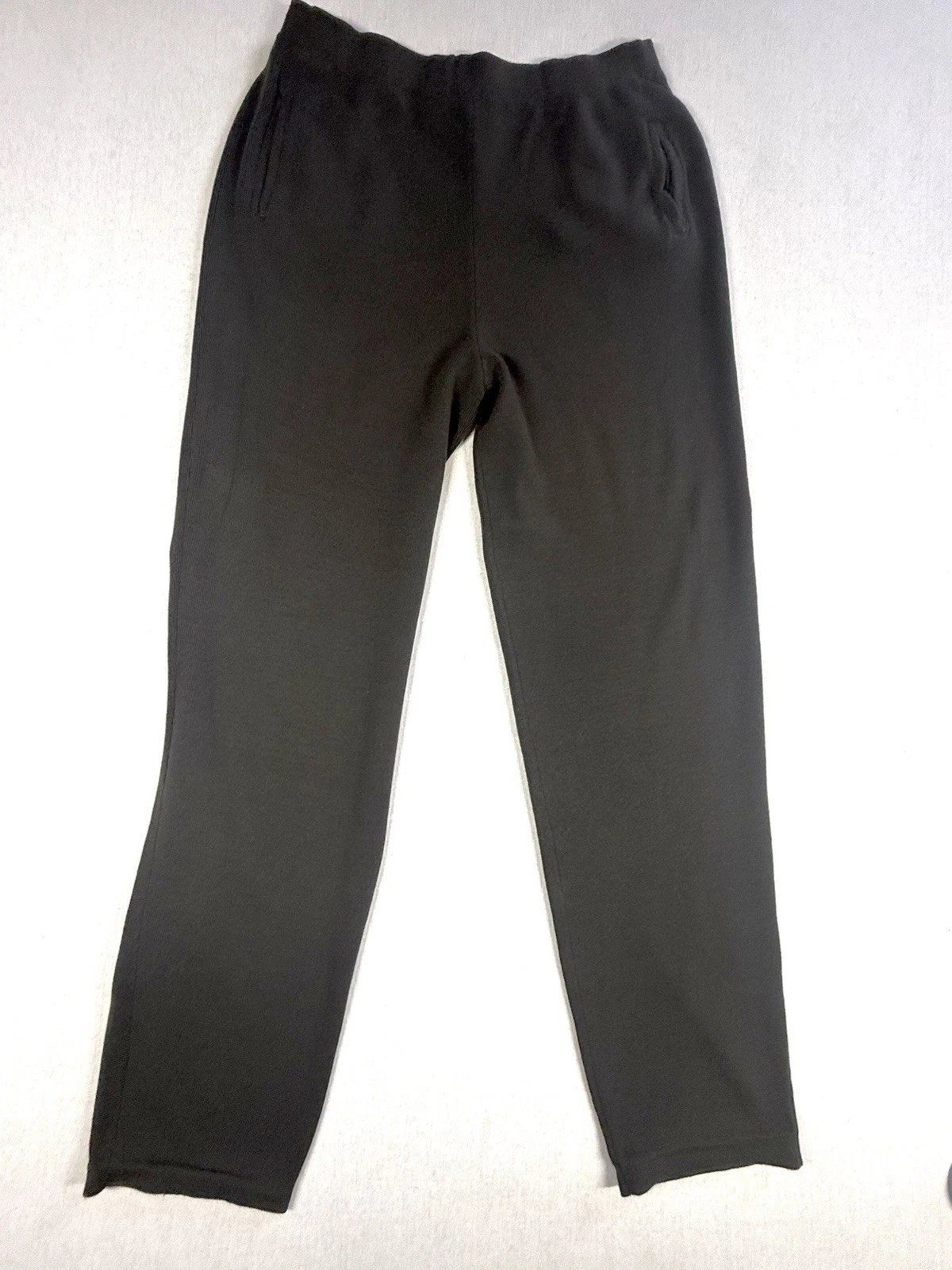 Carlisle 100% Wool Pants Women Sz L Brown Thick Base Layer Sweatpants Stretch