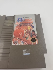 DOUBLE DRIBBLE (Nintendo NES) Aut&eacute;ntico Probado Funciona De Colecci&oacute;n RARO