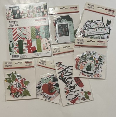 Simple Stories Christmas Santa's Village Scrapbooking Kit