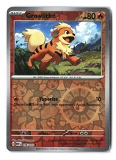 Pokémon Growlithe 058/165 Reverse Holo