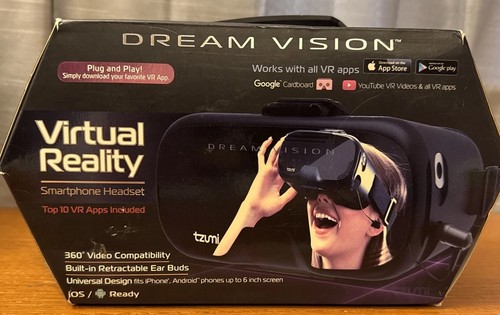 Tzumi Dream Vision Virtual Reality Smartphone Headset New - Afbeelding 1 van 9