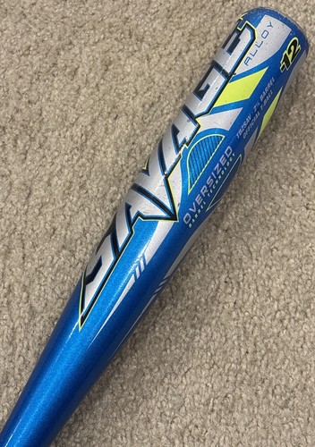 Rawlings Savage Alloy 26”/13.5oz TBZSAV 2 1/4 Oversized Barrel T-Ball Bat -12 - Picture 3 of 13