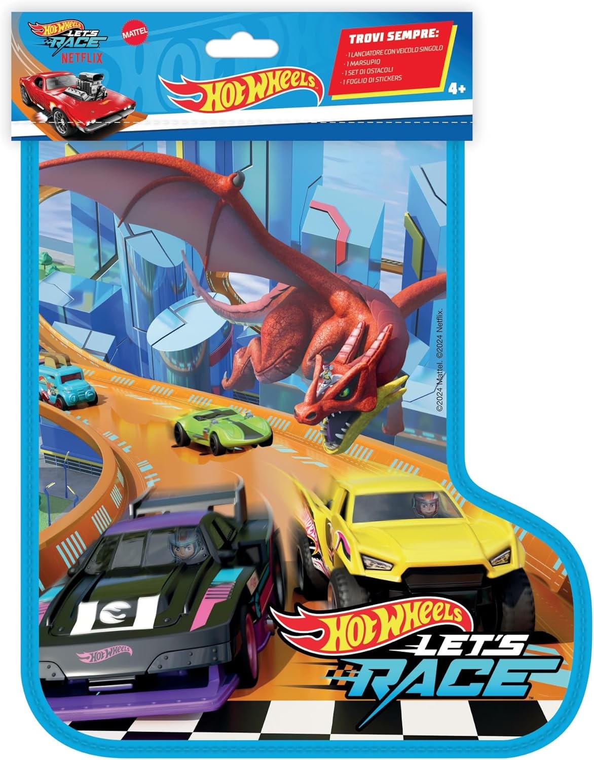 Calza della Befana di Hot Wheels 2025 - Giocolandia