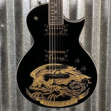 ESP LTD Will Adler Warbird Black & Gold Guitar & Case LWAWARBIRDBLKG #1513 Used