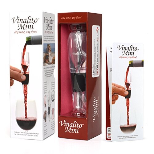 Aérateur de vin portable Vinalito décanteur compact pour pique-nique et voyage