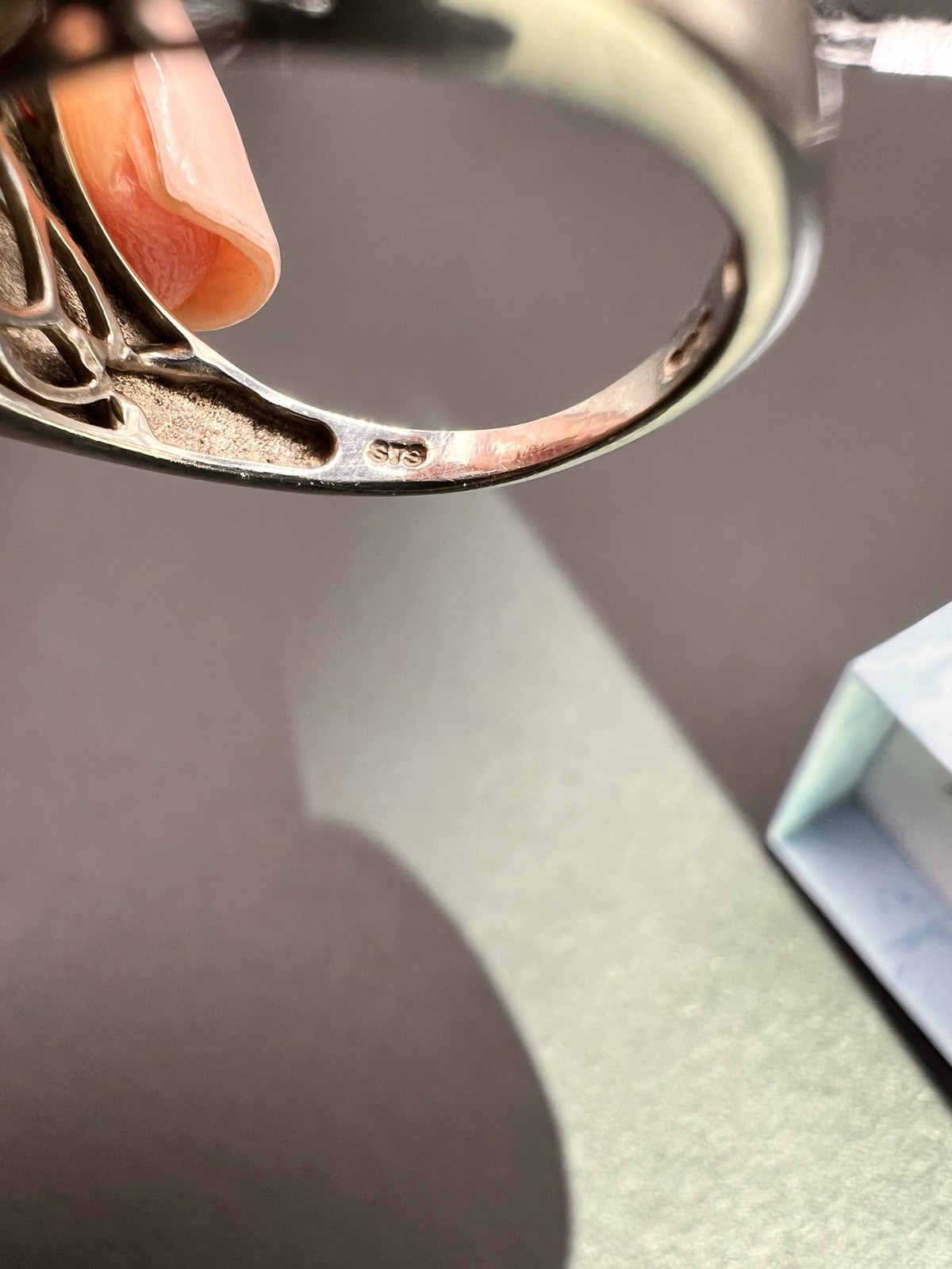 Sterling Silver Multi-Gem Statement Ring-Amethyst… - image 4