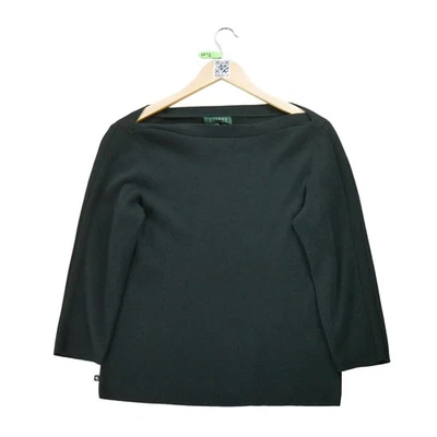 Lauren Ralph Lauren Pull Femme Taille XL Noir #QWE0712 - Photo 1/4