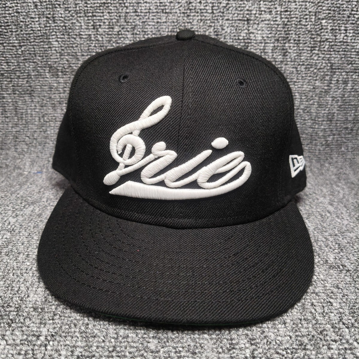 New Era 9FIFTY Erie SeaWolves MiLB Snapback Hat Cap Black Green Bottom