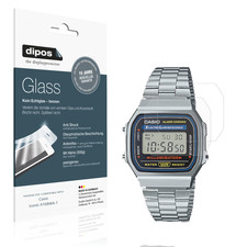 2x Protective Film for Casio Iconic A168WA-1 Matte Glass Protection