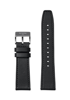 Original Nixon Replacement 23mm Black Horween Leather Band Strap
