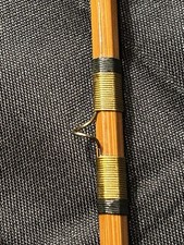 PÊCHE CANNE À MOUCHE 7'6P Bambou Refendu Blank Pezon et Michel action PPP soie 5 EUR 246,00 - FR
