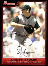 Scott Kazmir 2006 Bowman #22 Devil Rays MLB READ FREE SHIPPING AutographDen
