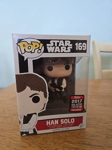 Funko Pop! Star Wars 169 Han Solo 2017 Galactic Convention Exclusive NEW