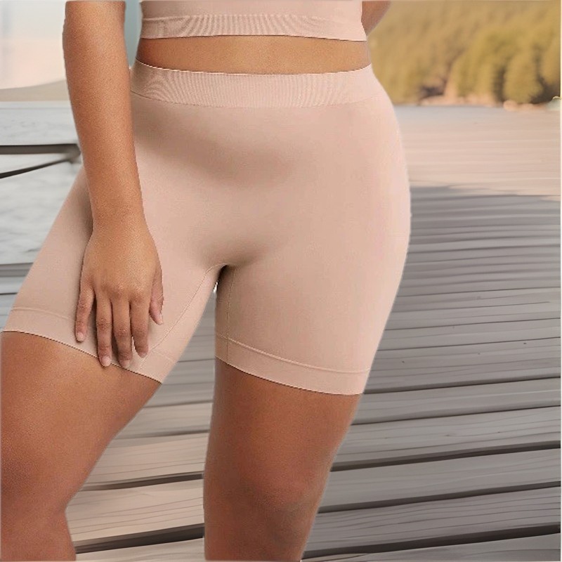 Maidenform Women's Seamless Smoothing Shorts MST003 - Evening Blush Size Large