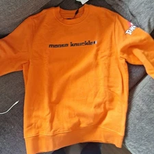 MOOSE KNUCKLES Trainer Sweatshirt M Size Orange