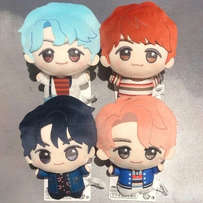 BTS TinyTan Chibigurumi Plush Doll DNA Ver. vol.1 Set of 4 Japan 11cm