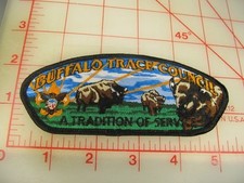 Buffalo Trace Council CSP - A Tradition Of Service black border patch (BK)