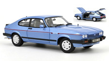 NOREV,FORD Capri Mk.III 2.8 Injection RHD 1984 Paris Blue metallic, 1/18, NOR...