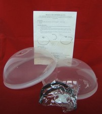 2 Plastic Microwave Cover Splatter Lid Plate ...